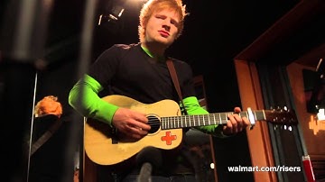 Ed Sheeran Performs "The a Team" Live on Walmart Soundcheck Risers - HD