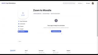 Zoom Integration with Moodle Setup