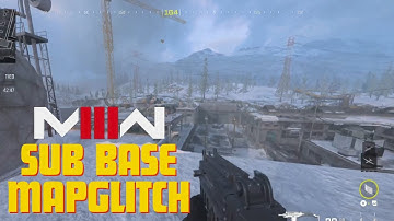 MW3 GLITCH:  Top of map Glitch MW3 (SUBBASE)