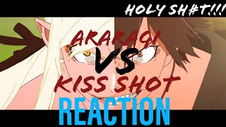 Vampire Fight Araragi Vs Kiss Shot Reaction