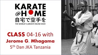 Karate@Home class 04 16 with Jerome Mhagama