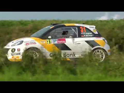 Chris Ingram Katrin Becker Opel Adam R2 Erc Ypres Rally 16 Youtube