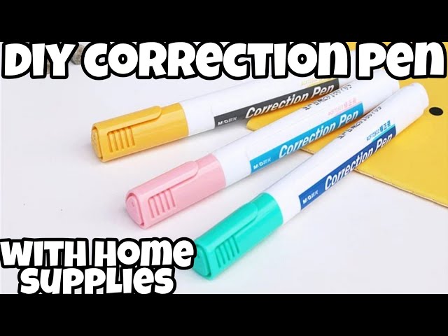 Diy White Pen/Homemade Diy White Pen/How to make white Pen at home