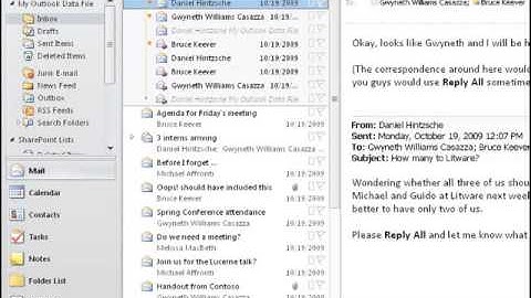 Outlook 2010 Overview of Organizing Your Email Threads and Conversations