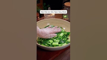 Crispy and Refreshing Cucumber Salad