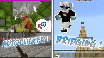 HOW TO JUMP BRIDGE AND AUTO CLICK WITH KEY-MAPPER IN MCPE!!