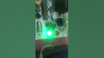 PLC Omron CP1E-E20 SDR-A with Program motor DC and Lamp