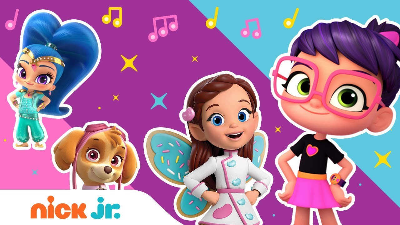 ⁣‘Like a Girl’ Music Video Ft. PAW Patrol, Shimmer & Shine, Butterbean’s Café & More! | Nick 