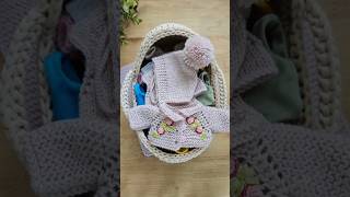 wardrobe, blanket and craddle for a 7 inch /18 cm Waldorf baby doll #handmadedoll #waldorfdoll