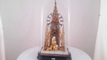 Antique Skeleton Clock, Scott Memorial, Edinburgh.