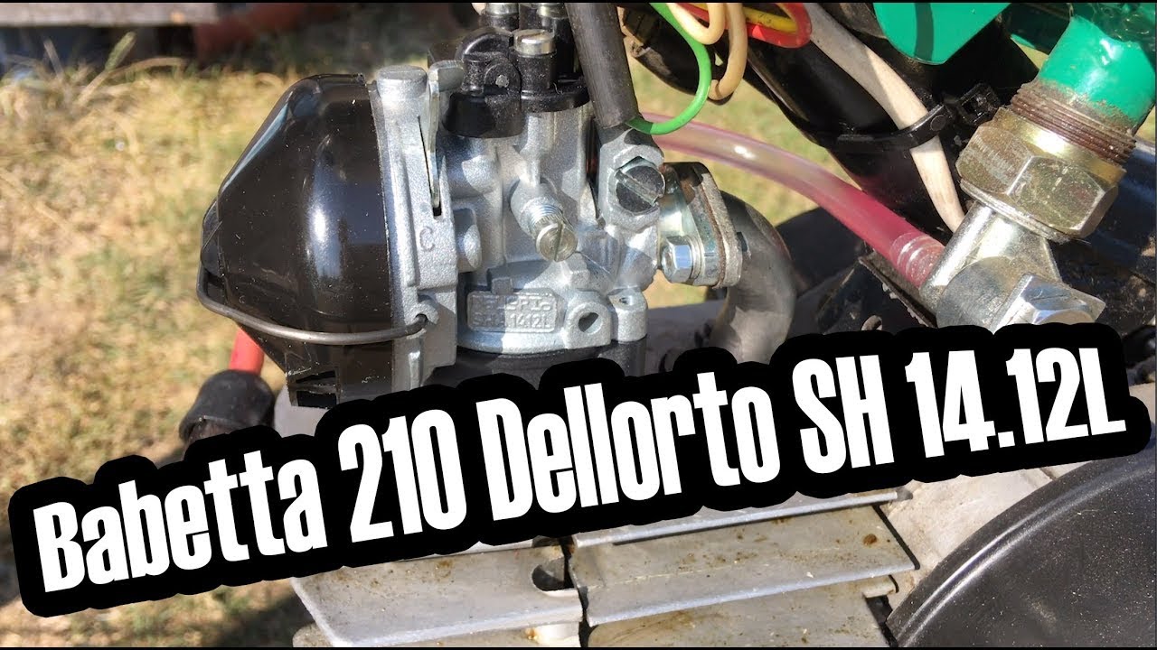 Babetta 210 Dellorto SH 14.12L - START ⚙️