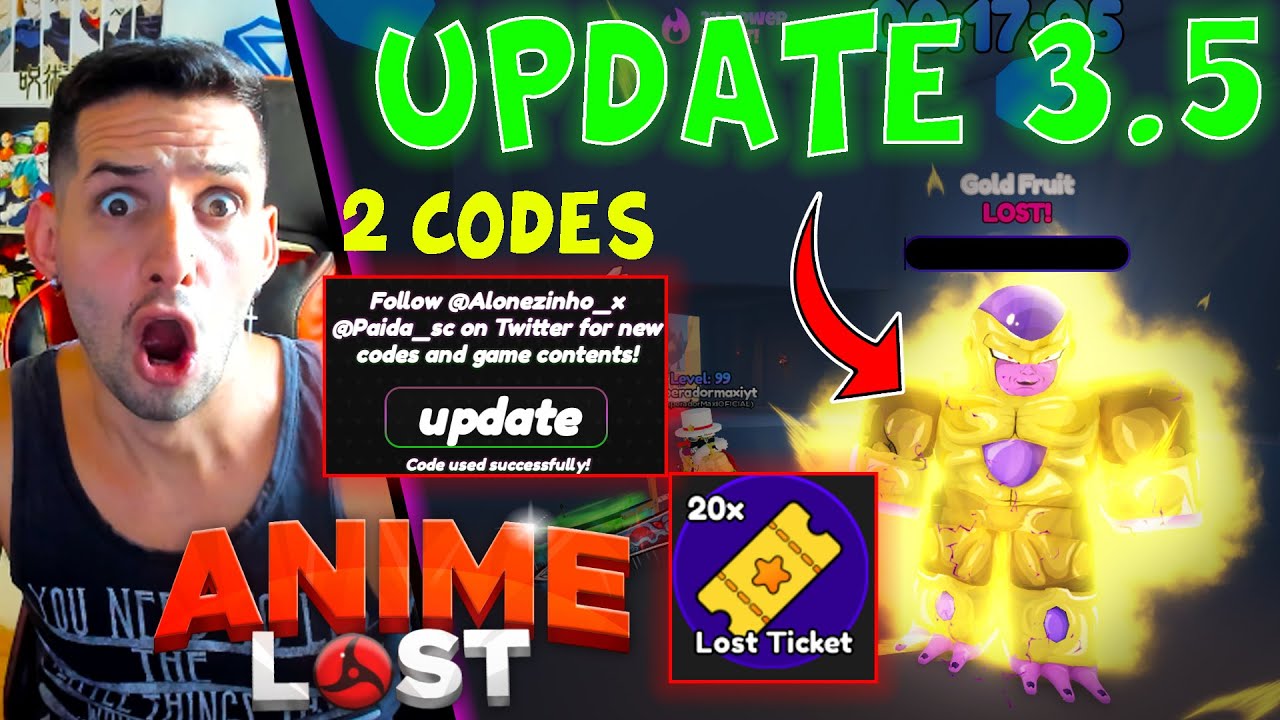 UPDATE 3.5 ANIME LOST SIMULATOR CODES ROBLOX *companions* 