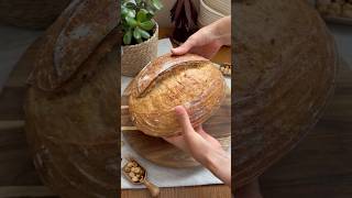 Bread with Einkorn Flour & Hazelnuts Quick sourdough method