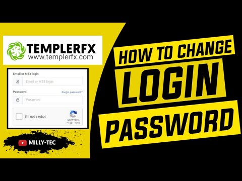 TEMPLERFX | How To Change Login Password | Members Area Password |  Make Money With FOREX