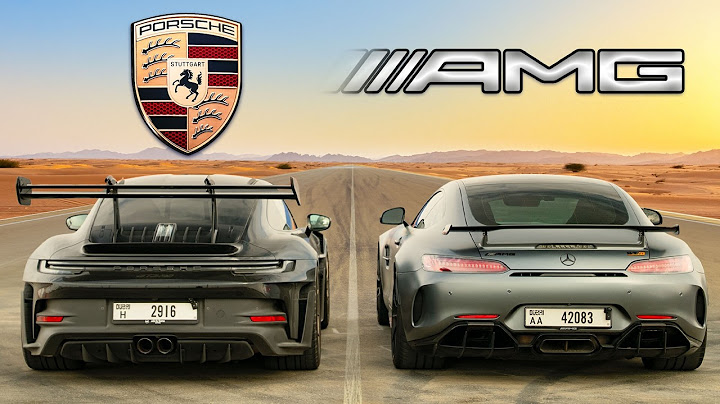 911 GT3 RS vs AMG GT R: CARRERA DE ARRANQUES