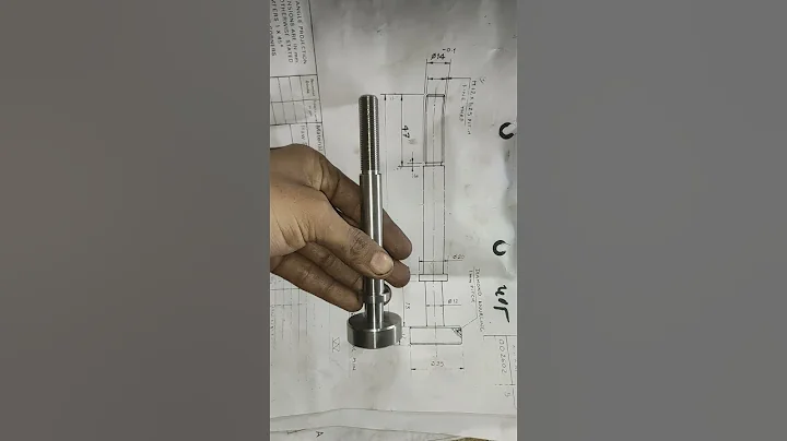 SS SHAFT  TURNING & THREADING CNC LATHE #cncmaster ACE MICROMATIC