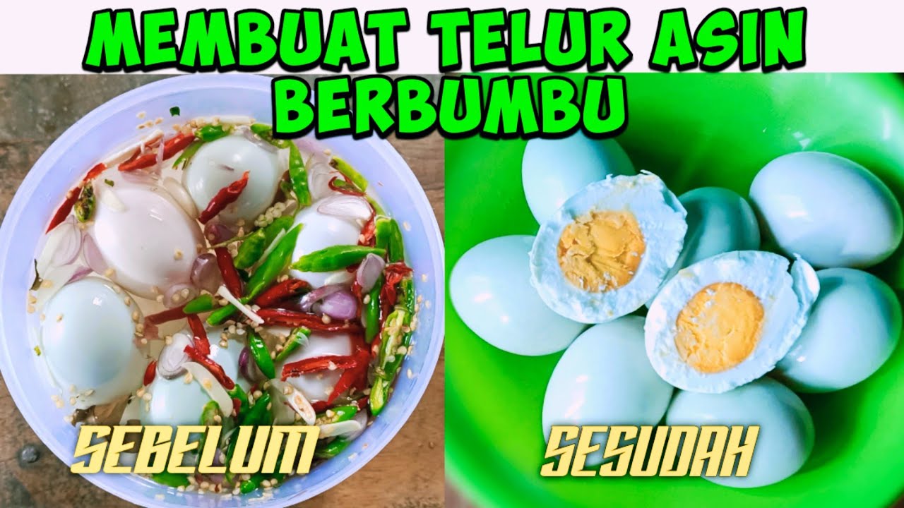  CARA  MEMBUAT  TELUR  ASIN BERBUMBU YouTube