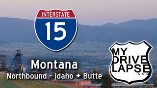 Interstate 15 through Montana: Idaho Line to Butte, with Bugs