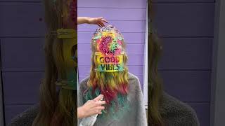 Spray Paint Hair Stencil
