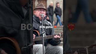 Nice singer in Barcelona #guitar #singer #music bcn