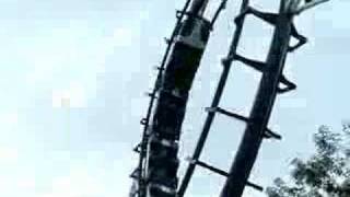CORKSCREW @ CEDAR POINT. 2ND DROP AND LOOP.