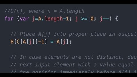Counting Sort Algorithm - ProgrammingTIL Algorithms Video Tutorial Screencast 0008