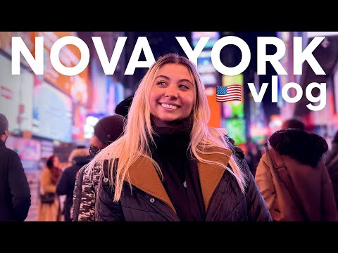 Traveling to New York for the first time.