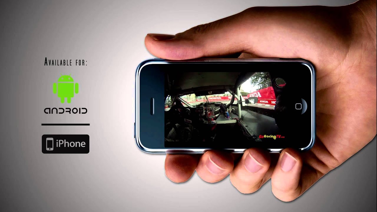 GoRacingTV.com iPhone and Android App