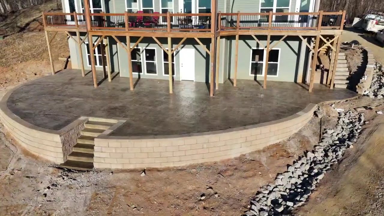 slate skin stamp patio