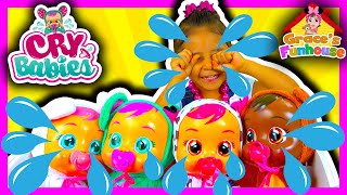CRY BABIES DOLLS TOYS #2, DOTTY & BONEY CRY REAL TEARS!