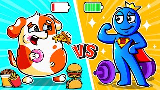 Hoo Doo is too Fat but Blue is Muscular | Hoo Doo Animation