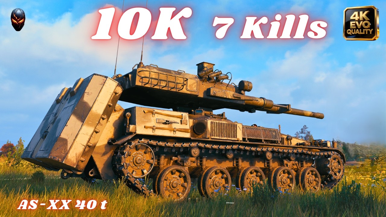 AS-XX 40 t  10K Damage 7 Kills World of Tanks #wot
