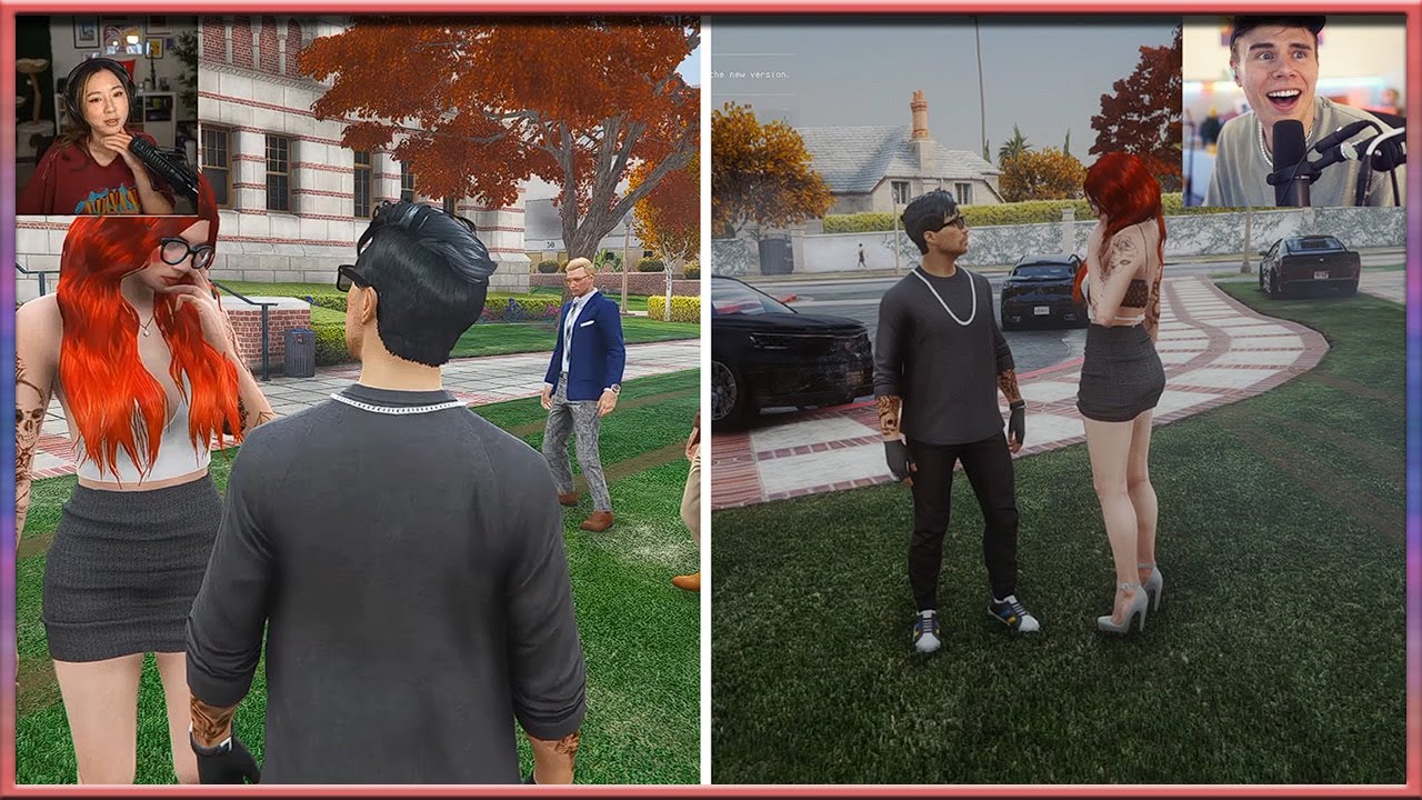 Mickey gets impressed by April's relationship with Rocko (April, Mickey POV) - GTA  V RP NoPixel 4.0