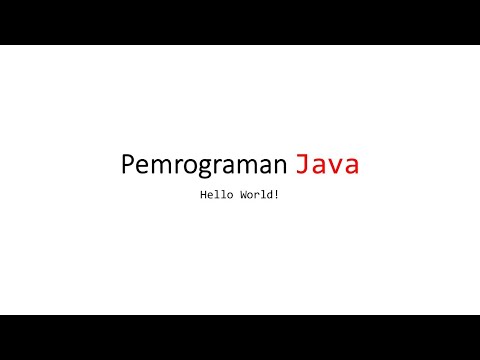 Membuat Program HelloWorld