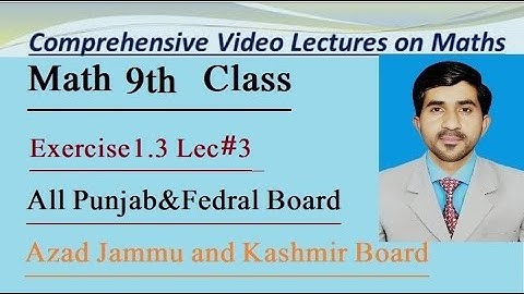 9th Mathematics Chapter 1 Exercise 1.3|Matrixes|Addition of Matrix|Additive Inverse Lec#3