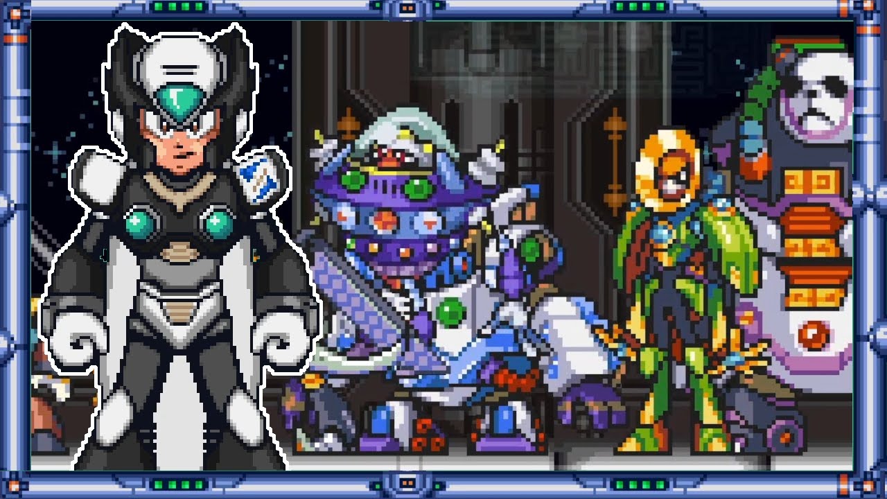 Megaman X8 16-Bit Demake - Black Zero vs All 8 Mavericks At Once