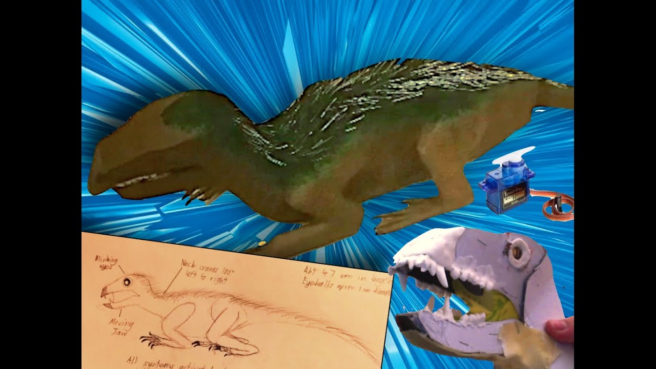 How To Make An Animatronic Dinosaur (KIDOCODE Project)