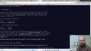 Advent of Code 2023: Day 6 - Wait for It