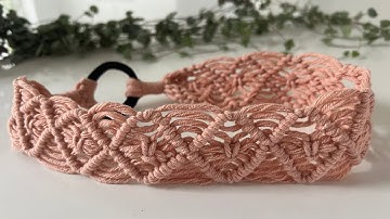 Macrame Headband Tutorial | Handmade Boho Hair Accessory DIY