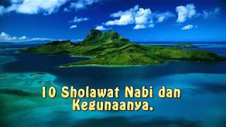 10 Sholawat Nabi Dan Kegunaanya