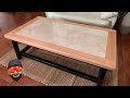 Construir MESA de centro con madera y un PORCELANATO