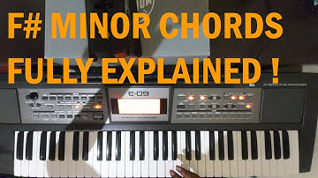 F# MINOR Chords Explained 100K views please subscribe!!
