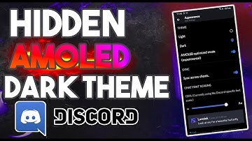Enable Hidden Discord AMOLED Dark Theme!!!