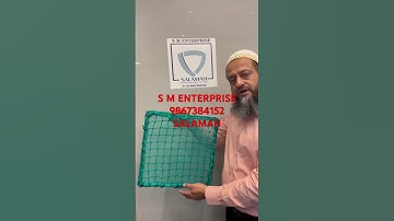 SALAMAH 2 layer safety net 2.5 mm braided in 30 mm mesh + Monofilament shade net