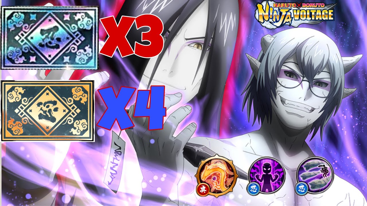 Sage Mode Kabuto Re-kit LUCKY Summons 2800Shinos [Naruto X Boruto Ninja Voltage]