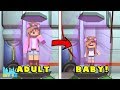 LITTLE KELLY TURNS INTO A BABY! | Minecraft City Life