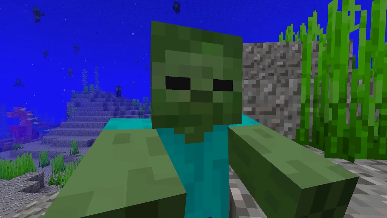 Snapshot 18w11a New Drowning zombie varient shipwrecks and more! YouTube