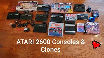 Atari 2600 Consoles and Clones