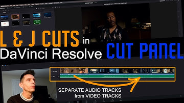 L and J Cuts in Cut Panel : DaVinci Resolve