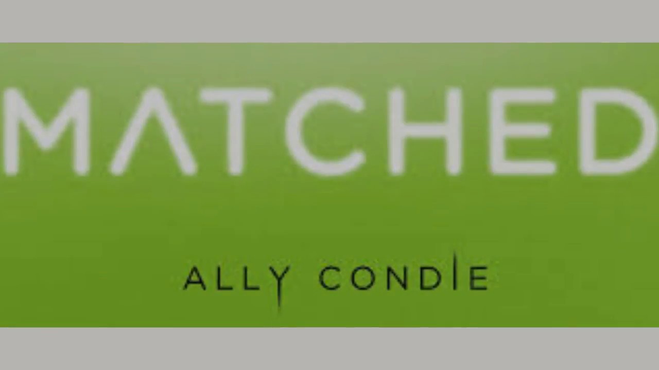 Matched Book Trailer YouTube